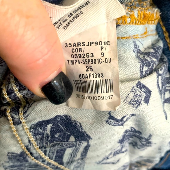 🤍 EUC Like New Pilcro Anthropologie Serif Skinny HR Jeans - Picture 8 of 8